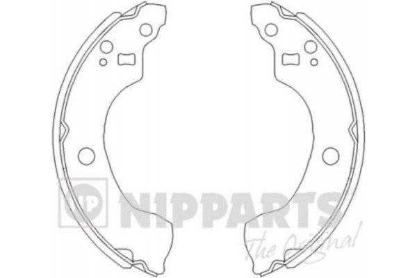 Nipparts Σετ Σιαγόνων Φρένων - J3501053