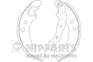 Nipparts Σετ Σιαγόνων Φρένων - J3501055