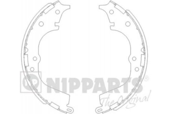 Nipparts Σετ Σιαγόνων Φρένων - J3502065