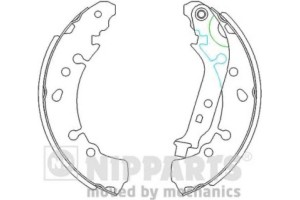 Nipparts Σετ Σιαγόνων Φρένων - N3502091