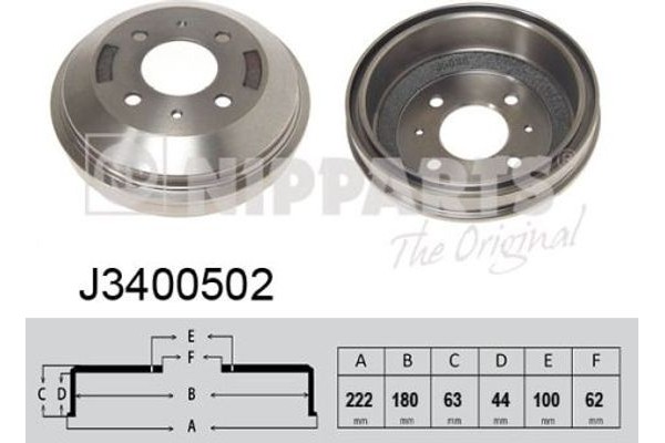 Nipparts Ταμπούρο - J3400502