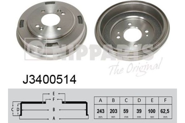 Nipparts Ταμπούρο - J3400514