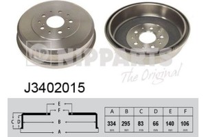 Nipparts Ταμπούρο - J3402015
