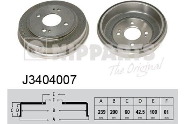 Nipparts Ταμπούρο - J3404007