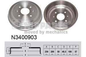 Nipparts Ταμπούρο - N3400903