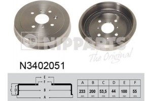 Nipparts Ταμπούρο - N3402051