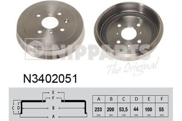 Nipparts Ταμπούρο - N3402051