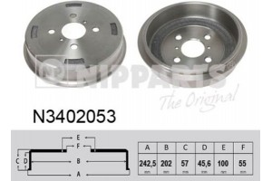 Nipparts Ταμπούρο - N3402053