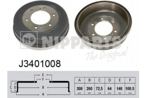 Nipparts Ταμπούρο - J3401008