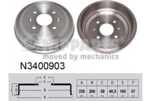 Nipparts Ταμπούρο - N3400903
