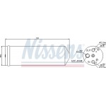 Nissens Αφυγραντήρας, σύστ. Κλιματισμού - 95082