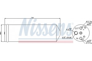 Nissens Αφυγραντήρας, σύστ. Κλιματισμού - 95082