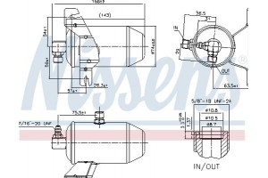 Nissens Αφυγραντήρας, σύστ. Κλιματισμού - 95104
