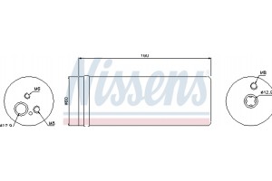 Nissens Αφυγραντήρας, σύστ. Κλιματισμού - 95171
