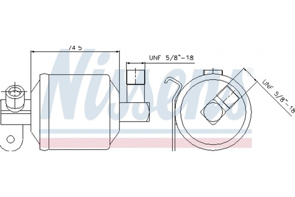 Nissens Αφυγραντήρας, σύστ. Κλιματισμού - 95204