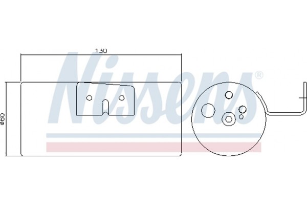 Nissens Αφυγραντήρας, σύστ. Κλιματισμού - 95232