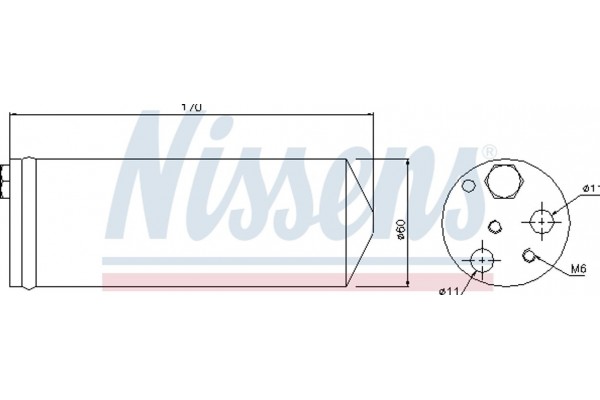 Nissens Αφυγραντήρας, σύστ. Κλιματισμού - 95239