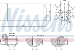 Nissens Αφυγραντήρας, σύστ. Κλιματισμού - 95314