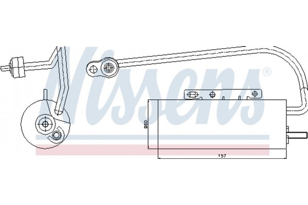 Nissens Αφυγραντήρας, σύστ. Κλιματισμού - 95339
