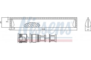 Nissens Αφυγραντήρας, σύστ. Κλιματισμού - 95351