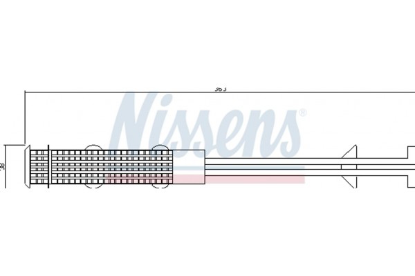 Nissens Αφυγραντήρας, σύστ. Κλιματισμού - 95357