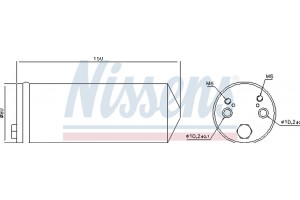 Nissens Αφυγραντήρας, σύστ. Κλιματισμού - 95413