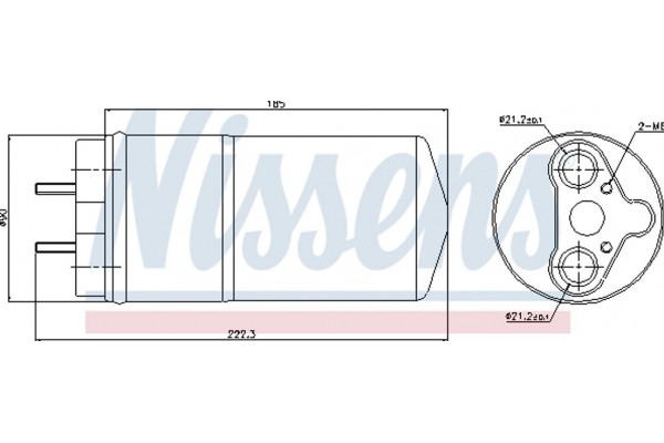 Nissens Αφυγραντήρας, σύστ. Κλιματισμού - 95462