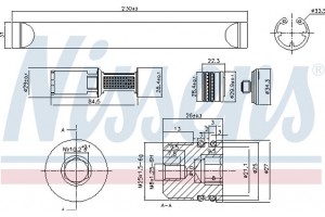 Nissens Αφυγραντήρας, σύστ. Κλιματισμού - 95490