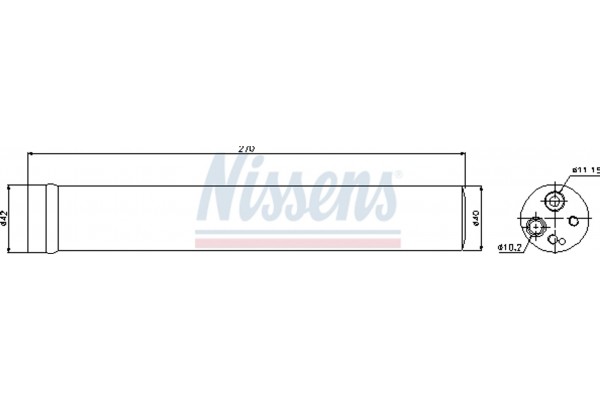 Nissens Αφυγραντήρας, σύστ. Κλιματισμού - 95504