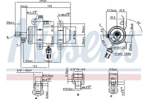 Nissens Αφυγραντήρας, σύστ. Κλιματισμού - 95509