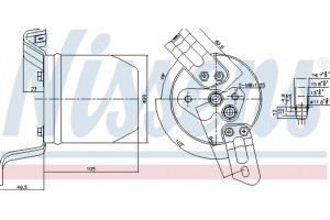 Nissens Αφυγραντήρας, σύστ. Κλιματισμού - 95004