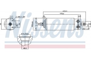 Nissens Αφυγραντήρας, σύστ. Κλιματισμού - 95039