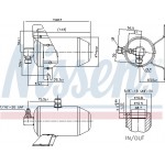 Nissens Αφυγραντήρας, σύστ. Κλιματισμού - 95104
