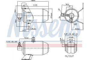 Nissens Αφυγραντήρας, σύστ. Κλιματισμού - 95104