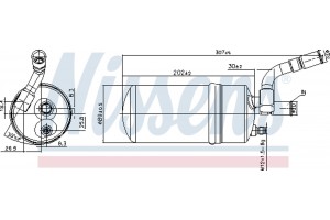 Nissens Αφυγραντήρας, σύστ. Κλιματισμού - 95129
