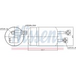 Nissens Αφυγραντήρας, σύστ. Κλιματισμού - 95134