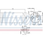Nissens Αφυγραντήρας, σύστ. Κλιματισμού - 95141