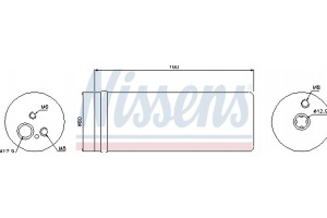 Nissens Αφυγραντήρας, σύστ. Κλιματισμού - 95171