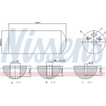 Nissens Αφυγραντήρας, σύστ. Κλιματισμού - 95172