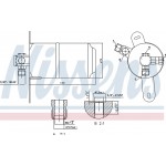 Nissens Αφυγραντήρας, σύστ. Κλιματισμού - 95184