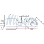 Nissens Αφυγραντήρας, σύστ. Κλιματισμού - 95204
