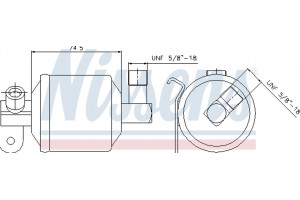 Nissens Αφυγραντήρας, σύστ. Κλιματισμού - 95204