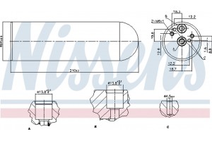 Nissens Αφυγραντήρας, σύστ. Κλιματισμού - 95231