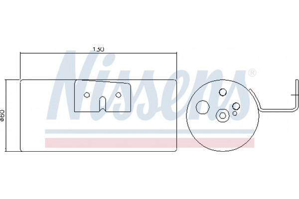 Nissens Αφυγραντήρας, σύστ. Κλιματισμού - 95232