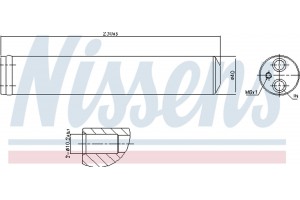 Nissens Αφυγραντήρας, σύστ. Κλιματισμού - 95241