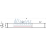 Nissens Αφυγραντήρας, σύστ. Κλιματισμού - 95315