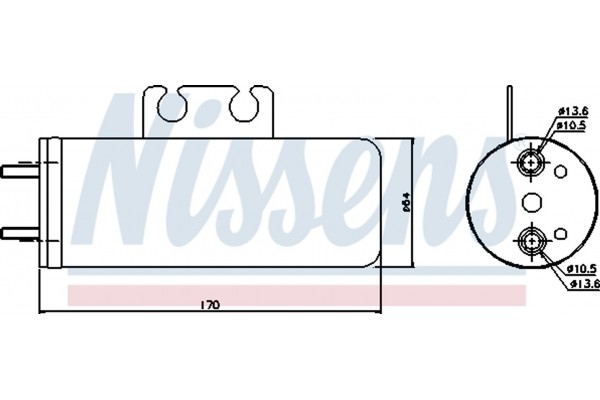 Nissens Αφυγραντήρας, σύστ. Κλιματισμού - 95316