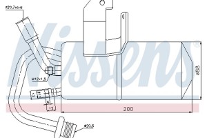 Nissens Αφυγραντήρας, σύστ. Κλιματισμού - 95317
