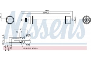 Nissens Αφυγραντήρας, σύστ. Κλιματισμού - 95336