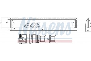 Nissens Αφυγραντήρας, σύστ. Κλιματισμού - 95351